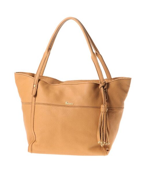 ROPE' PICNIC PASSAGE（ロペピクニックパサージュ）の「【Beau're×Rope' Picnic】 トートバッグ（バッグ・レディース・ピンク/イエロー/ブラック/キャメル・F）」の2枚目の写真