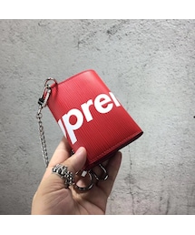 最終セール‼️ Louis vuitton × Supreme チェーンウォレット LOUIS VUITTON - ☆ルイヴィトン☆シュプリーム☆三つ折り財布
