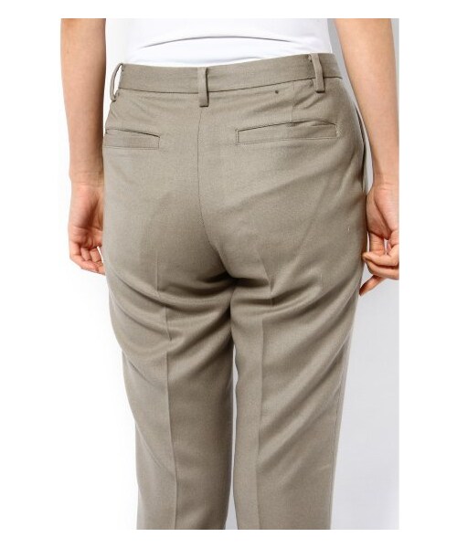 IENA(イエナ)の「ツイカW/CA フラノストレッチパンツ(パンツ・レディース・ブラック/カーキ/グレーA/ネイビー A・36/38/40)」の9枚目の写真