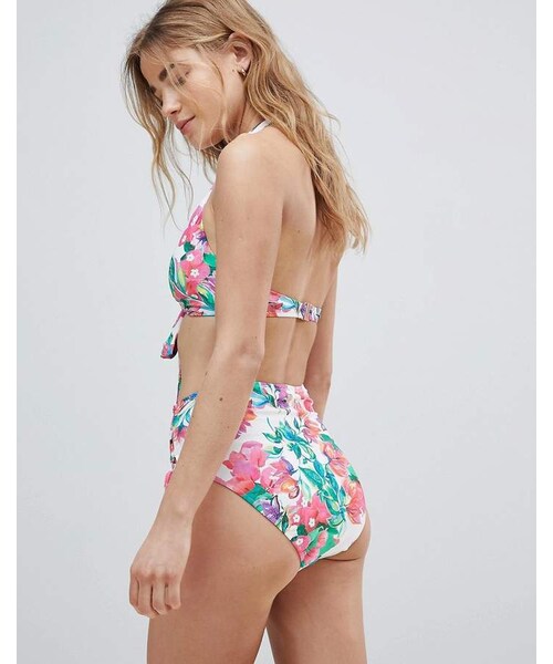 Matthew Williamson（マシューウィリアムソン）の「MW By Matthew Williamson bourgainvillea high waist bikini bottom（水着・レディース・Multi・Us 8/Us 10/Us 6/Us 4/Us 12）」の2枚目の写真