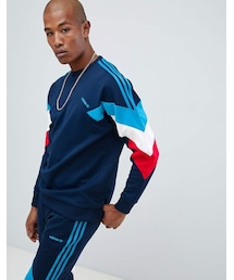adidas（アディダス）の「adidas Originals Palmerston Sweat In Navy