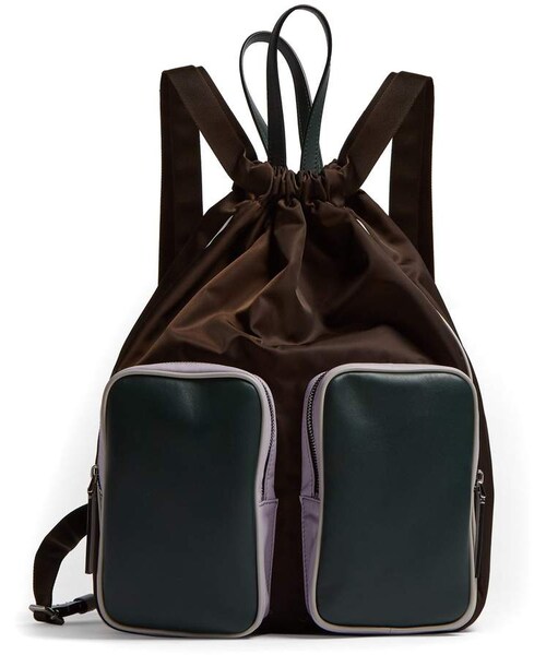 MARNI（マルニ）の「MARNI Leather and nylon carryall backpack