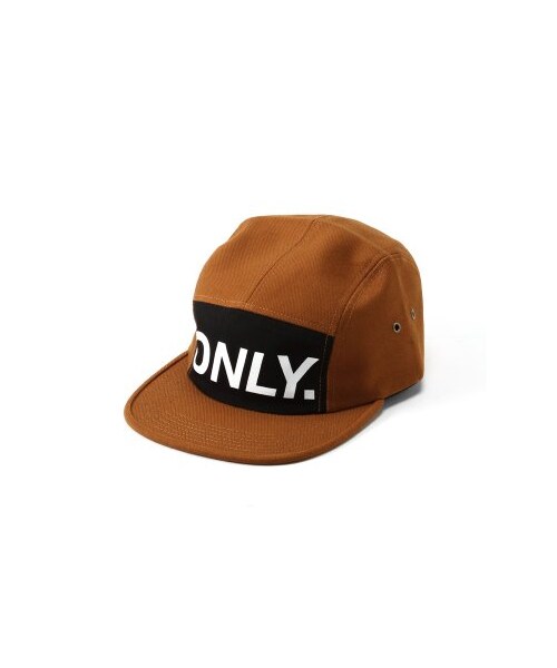 ONLY NY（オンリーニューヨーク）の「ONLY NY LOGO 5PANEL（キャップ・メンズ・ネイビー/ブラウン/ブラック・フリー）」の2枚目の写真