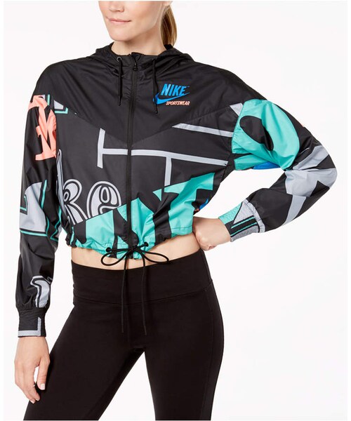 nike windrunner cropped jacket