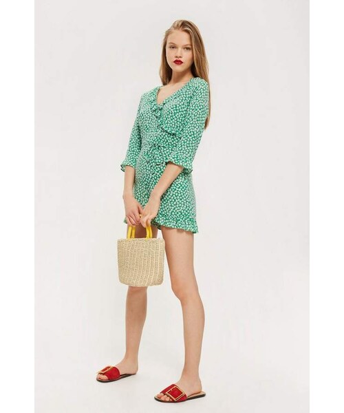 topshop ditsy floral playsuit