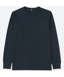 UNIQLO | ワッフルクルーネックT（長袖）(Tシャツ/カットソー)