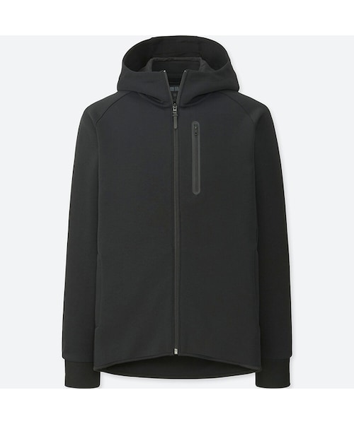 UNIQLO（ユニクロ）の「ドライストレッチフルジップパーカ（長袖）（パーカー・メンズ・WHITE 00/GRAY 03/NAVY 69/DARK GRAY 08/BLACK 09・4XL/XXL/3XL/L/S/XS/XL/M）」の2枚目の写真