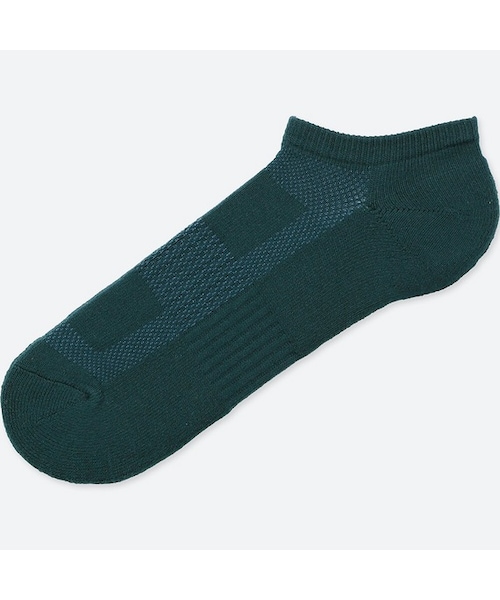 UNIQLO（ユニクロ）の「パイルメッシュショートソックス（ソックス/靴下・メンズ・GRAY 03/BLUE 65/OLIVE 56/RED 16/WHITE 00・27-29/25-27）」の3枚目の写真