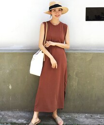 DHOLIC | スクエアカットスリーブレスワンピース(ワンピース)