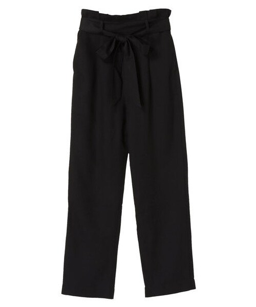 earth music&ecology（アースミュージックアンドエコロジー）の「・ウエストフリルパンツ（パンツ・グレー/ブラック/ダークベージュ/ライトブラウン/ブラウン/ネイビー・F）」の11枚目の写真