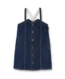 BRANSHES | デニムジャンパースカート(デニムスカート)