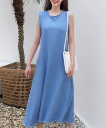 DHOLIC | カットオフデニムワンピース(ワンピース)