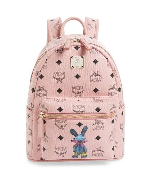 Mcm エムシーエム の Mcm Rabbit Mini Coated Canvas Backpack バックパック リュック Wear