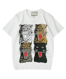 GUCCI×adidas グッチ×アディダス ストライプシャツ アディダス×グッチのシャツを着まわし！スタイルチェンジ3変化