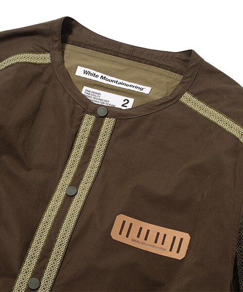 WHITE MOUNTAINEERING(ホワイトマウンテニアリング)の「ノーカラーシャツ(その他・メンズ・BLK/KHK・0/1/2)」の18枚目の写真