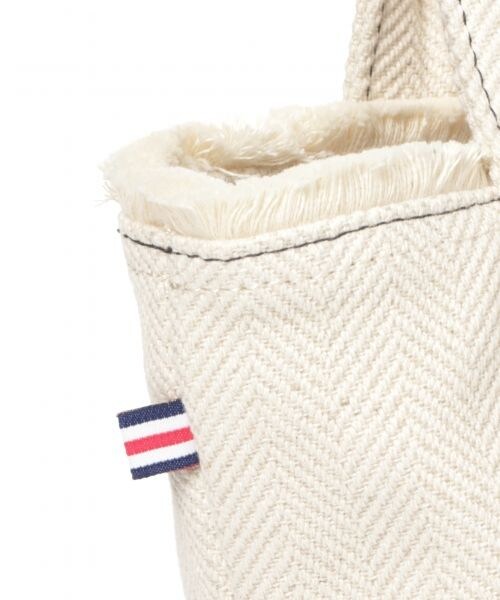 BAYFLOW（ベイフロー）の「ヘリンボンロゴトート S（バッグ・ナチュラル）」の9枚目の写真