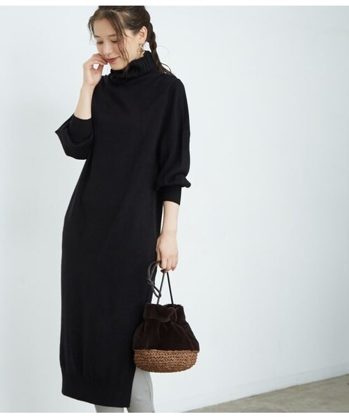 ロペピクニック ロペピクニック の Web限定 オフタートルニットロングワンピース ワンピース Wear