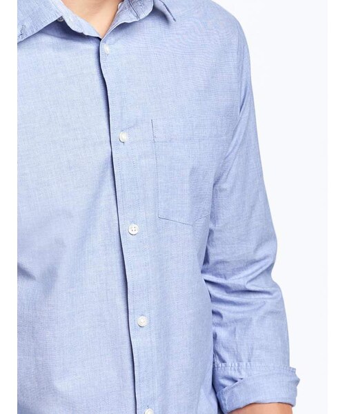 OLD NAVY（オールドネイビー）の「Built-In Flex Everyday Shirt for Men（シャツ/ブラウス・メンズ・Bright White/Color Me Blue・Regular L/Regular Xl/Regular Xs/Regular S/Regular M/Big Xxl/Tall M/Tall L/Tall Xl）」の7枚目の写真