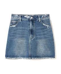 GRL | ダメージデニムミニスカート(デニムスカート)
