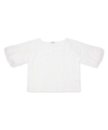 flower | lighting lace top～ﾗｲﾃｨﾝｸﾞﾚｰｽﾄｯﾌﾟ(シャツ/ブラウス)