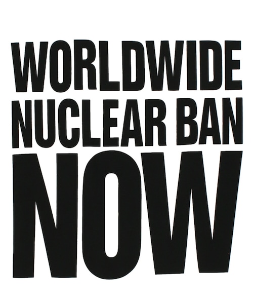 HAMNETT（ハムネット）の「【KEH】 WORLDWIDE NUCLEAR BAN NOW（WOMENS）（トップス・レディース・ブラック/ホワイト・FREE）」の7枚目の写真