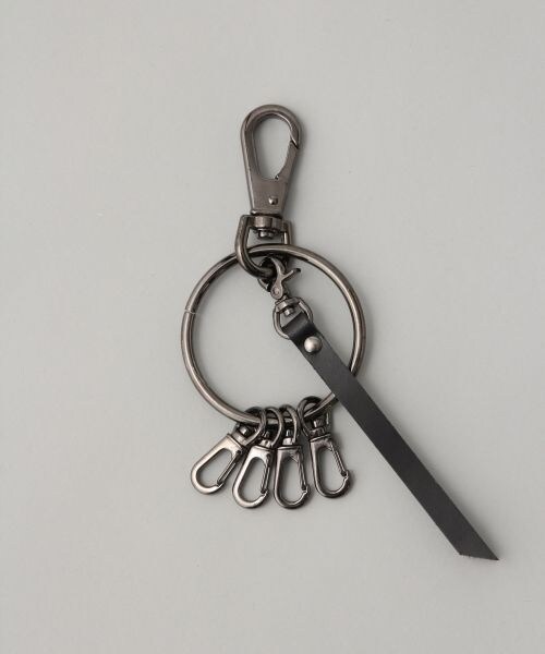 HARE(ハレ)の「レザーキーリング(アクセサリー・ブラック/シルバー)」の6枚目の写真