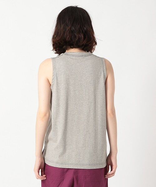 studio CLIP（スタディオクリップ）の「配色ステッチノースリーブプルオーバー（トップス・ホワイト/グレー/ブラック/ベージュ）」の9枚目の写真