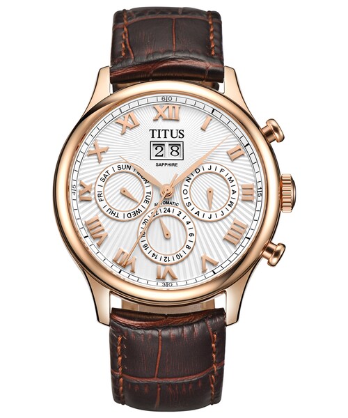 Solvil et Titus,Men's Analogue Automatic Watch in White Dial and ...