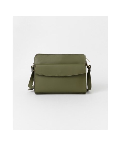 URBAN RESEARCH DOORS(アーバンリサーチドアーズ)の「MARCO BIANCHINI スクエアショルダーバッグ(バッグ・レディース・L130 レッド/L128 キャメル/L235 カーキ/P218 ブラック・one)」の7枚目の写真