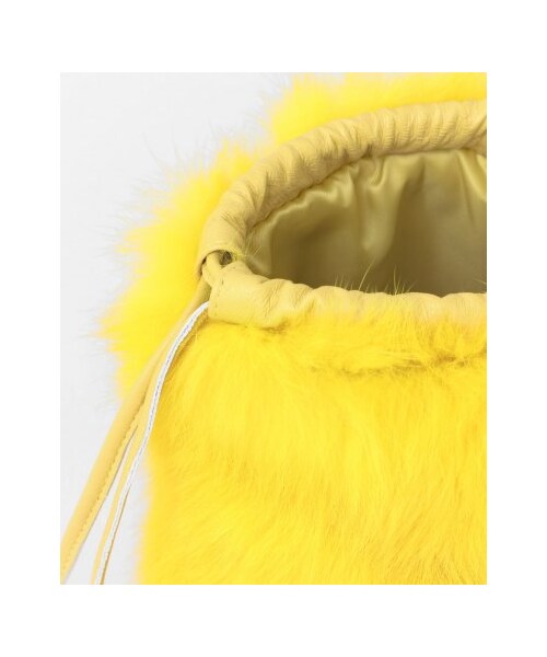 URBAN RESEARCH ROSSO WOMEN（アーバンリサーチ　ロッソ）の「【予約】ラビットファーミニ巾着（バッグ・レディース・GREEN/BORDEAUX/YELLOW/MINT・-）」の19枚目の写真