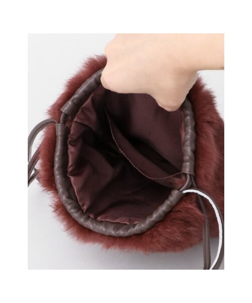 URBAN RESEARCH ROSSO WOMEN（アーバンリサーチ　ロッソ）の「【予約】ラビットファーミニ巾着（バッグ・レディース・GREEN/BORDEAUX/YELLOW/MINT・-）」の18枚目の写真