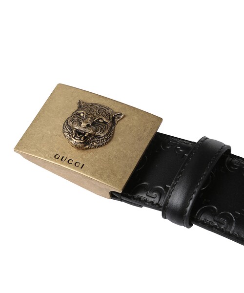 Supreme （シュプリーム）の「グッチ ベルト メンズ レディース Leather belt 紳士ベルト クラシック GG ベルト 男女兼用 403946 新品（ベルト・メンズ・その他）」の4枚目の写真