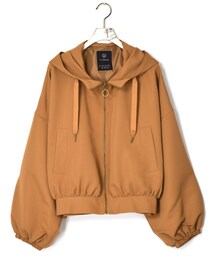 w closet | フード付きドロップショルダーワイドブルゾン(ジャケット/アウター)