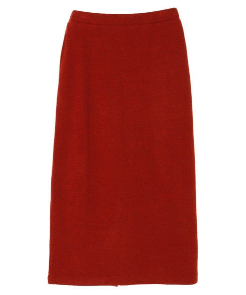 SEVENDAYS=SUNDAY(セブンデイズサンデイ)の「起毛サカリバペンシルスカート(スカート・アイボリー/チャコールグレー/ブラック/レッド/キャメル/カーキ・M/L)」の2枚目の写真