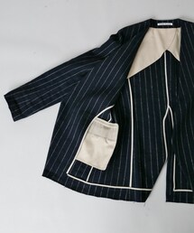 plage（プラージュ）の「《予約》ウールアサストライプジャケット