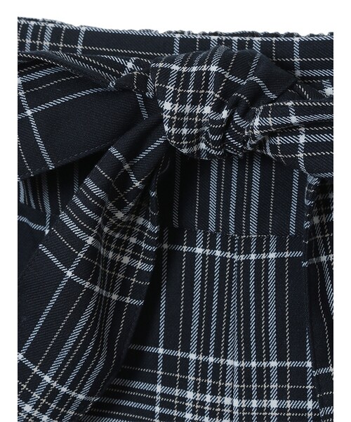 31 Sons de mode（トランテアン　ソン　ドゥ　モード）の「チェックハイウエストテーパードパンツ（パンツ・レディース・着用色:ネイビー/着用色:オフホワイト/オフホワイト/ネイビー・36/38）」の10枚目の写真