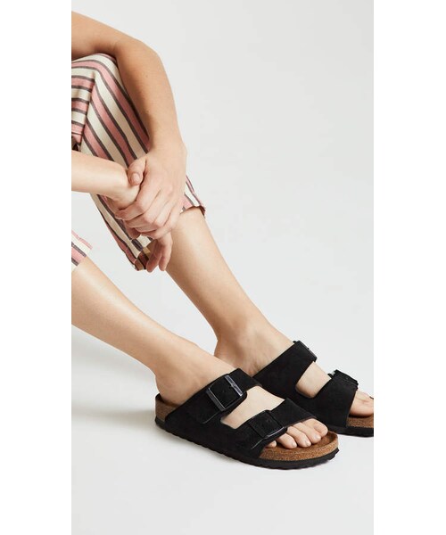 BIRKENSTOCK（ビルケンシュトック）の「Birkenstock Arizona SFB Sandals（その他シューズ・レディース・Black・36/37/38/39/40/41）」の3枚目の写真