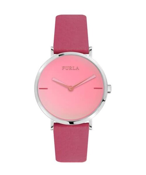 FURLA(フルラ)の「Furla Giada Leather Strap Watch, 33mm(アナログ腕時計・レディース・Pink・One Size)」の1枚目の写真