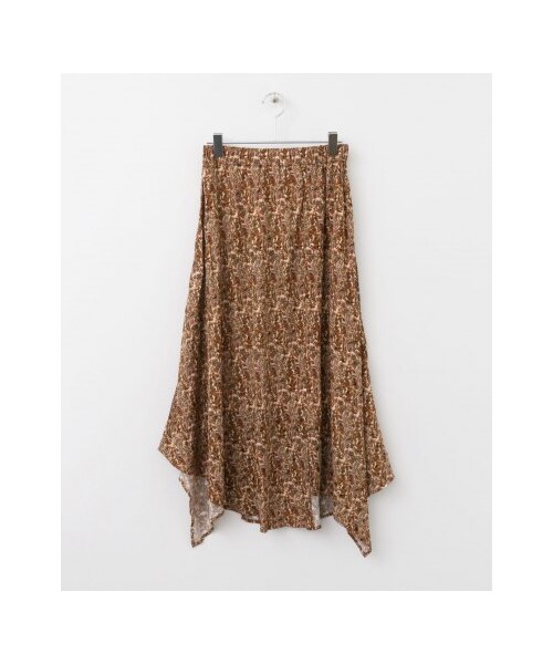 KBF（ケイビーエフ）の「エスニック柄イレヘムスカート（スカート・レディース・IVORY/NAVY・one）」の8枚目の写真