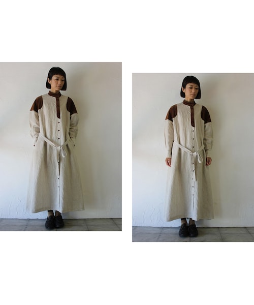 またまた再入荷** susuri ススリ カルマールワンピース ♯navy