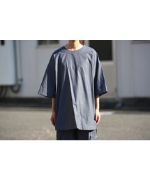 YANTOR | YANTOR 120双糸 Doctor Pullover Shirt / indigo(Tシャツ/カットソー)