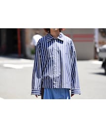 VOAAOV | VOAAOV ボックスショートシャツ stripe(シャツ/ブラウス)