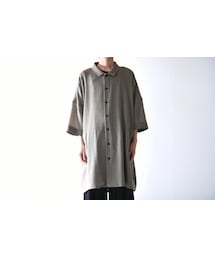 BISHOOL | BISHOOL wool gauze big shirt beige(シャツ/ブラウス)