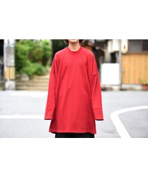 my beautiful landlet | My Beautiful Landlet ミニフリースロングスリーブBIG-T red(Tシャツ/カットソー)