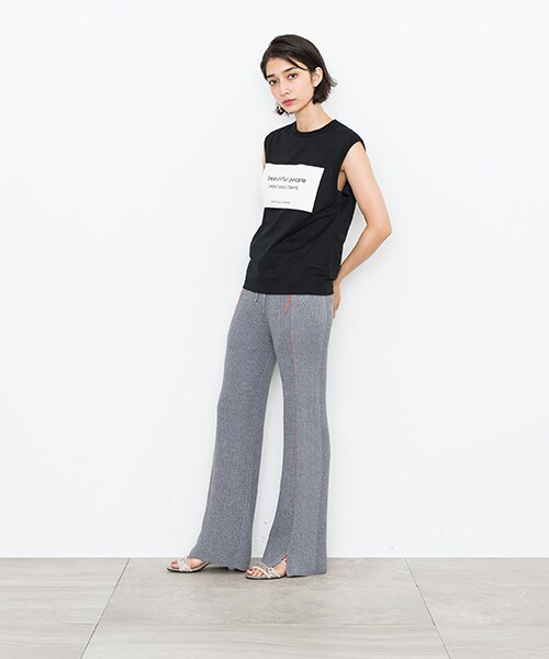 ビューティフルピープル　タンクトップ　ロゴ UMBRO double-end jersey tank top – beautiful people online store