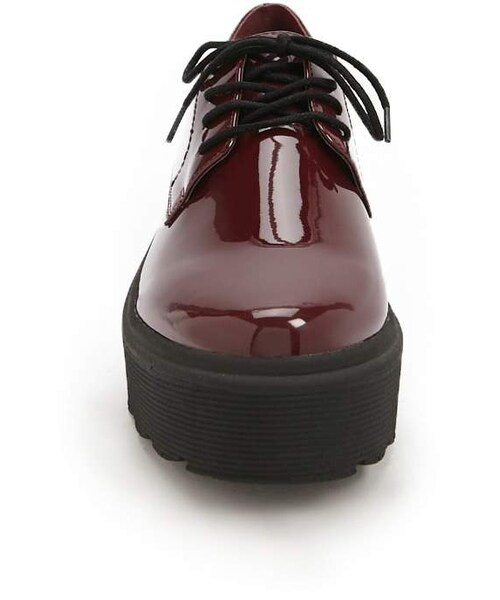 FOREVER 21(フォーエバー トゥエンティーワン)の「Forever 21 Faux Patent Leather Shoes(シューズ・レディース・White/Black/Red・7/7.5/8/9/10/6)」の10枚目の写真