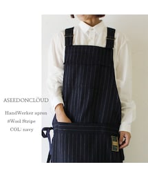 極美品★ASEEDONCLOUD★HW apron★ウール エプロン★カーキ ASEEDONCLOUD｜Handwerker (ハンドベーカー)｜HW apron（Indigo