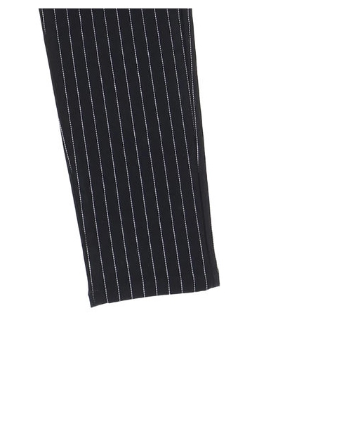 earth music&ecology(アースミュージックアンドエコロジー)の「・アンクルストレッチパンツ(パンツ・ブラック/ベージュ/カーキ/ネイビー/ストライプ/チェック・S/M/L)」の20枚目の写真