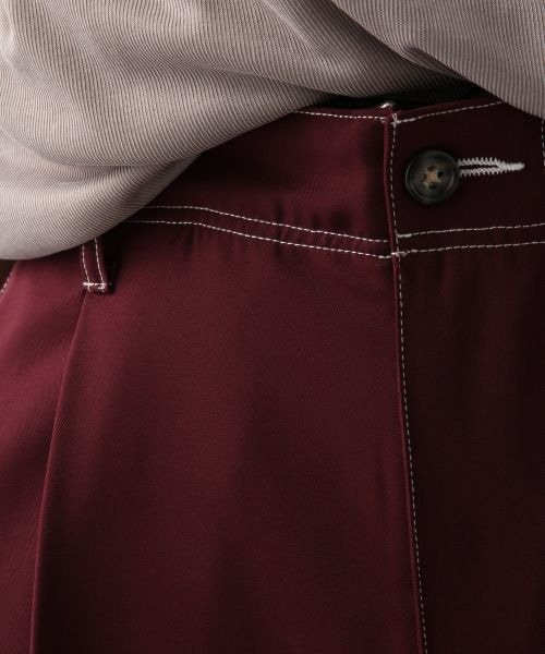 HARE(ハレ)の「ステッチデザインパンツ(パンツ・ブラック/レッド系その他)」の13枚目の写真