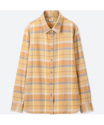 UNIQLO | フランネルチェックシャツ（長袖）(シャツ/ブラウス)